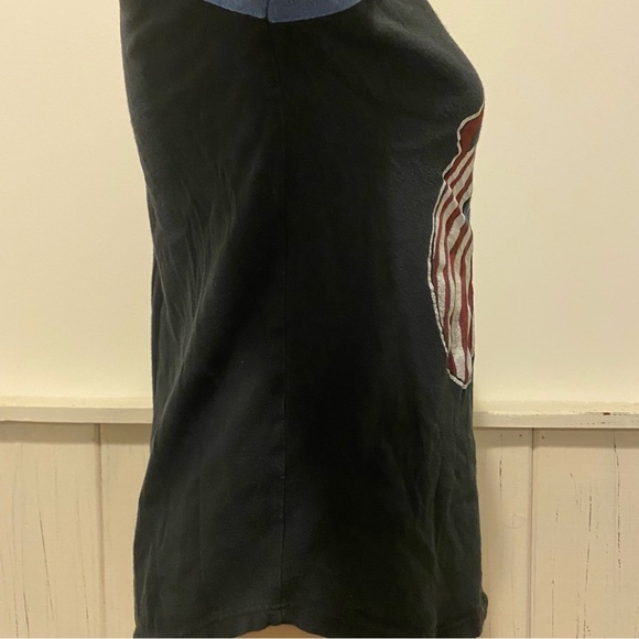 Rolling Stones North America Tour Lucky Brand Small Mouth American Flag Logo Tee - Picture 8 of 12